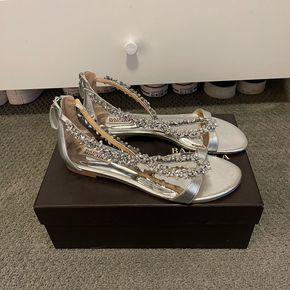 BADGLEY MISCHKA HAYNES SILMET SANDAL SIZE 8 - Picture 2 of 5